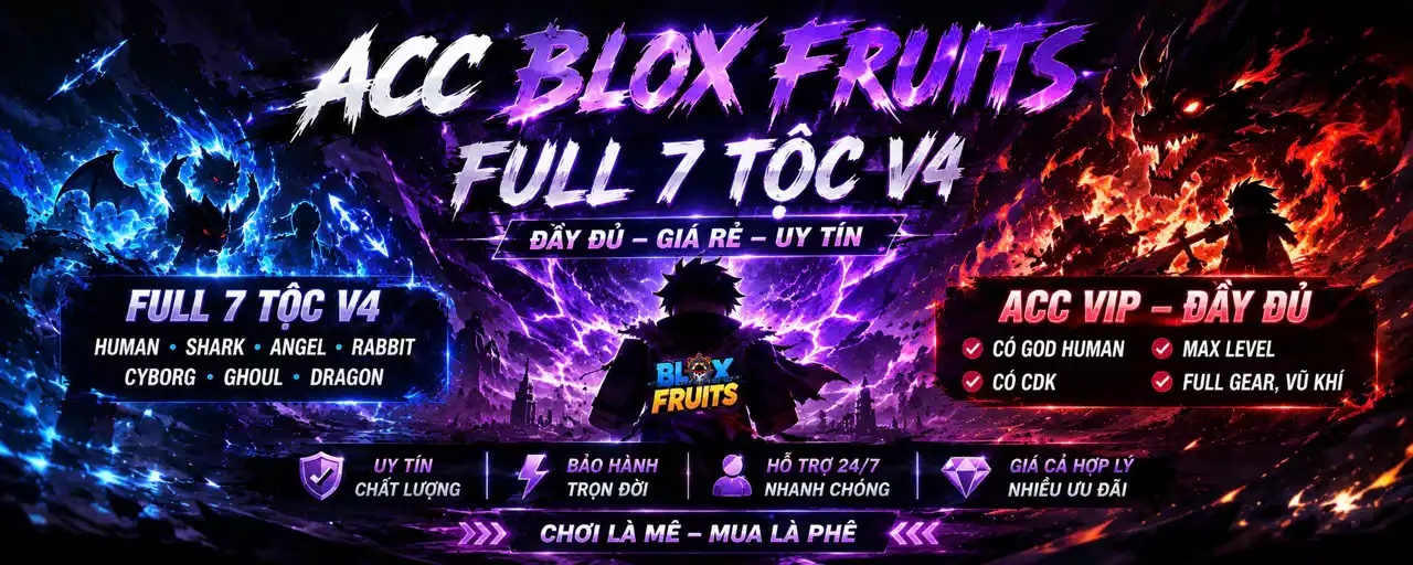 Acc 7 Tộc V4 Full Gear - Godhuman - Song Kiếm